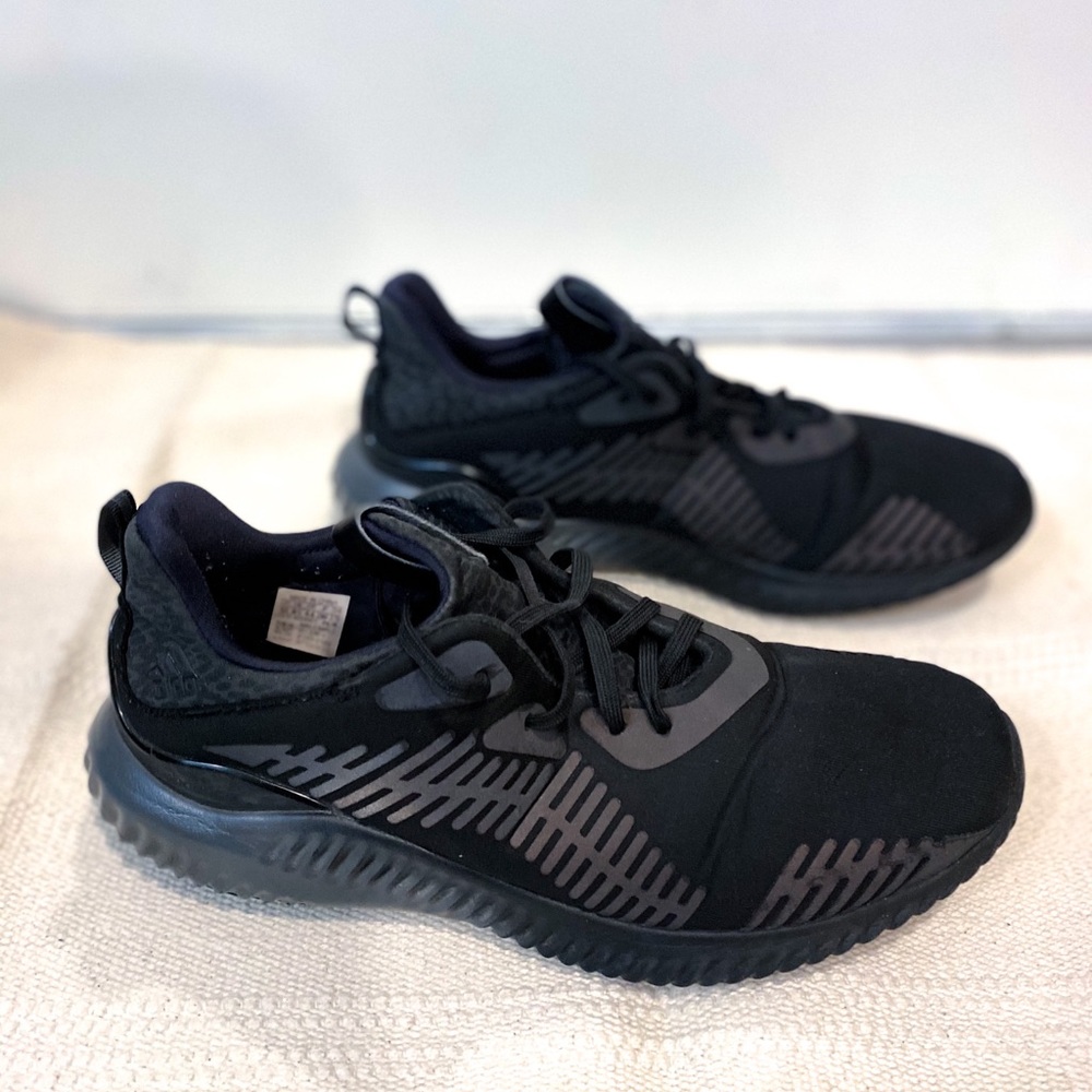 Men’s Adidas Alphaboost camo / reflective sneakers